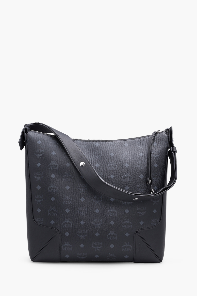 MCM Large Klara Hobo Bag in Black 0