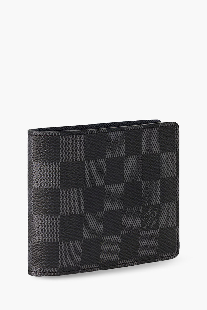 LOUIS VUITTON Multiple Wallet in Black/Grey Damier Graphite Canvas 1