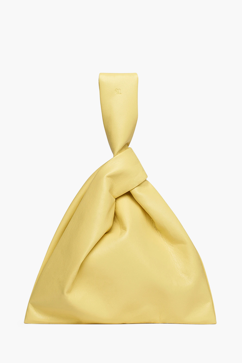 NANUSHKA Jen Clutch Bag in Yellow Okobor Alt-Leather 0