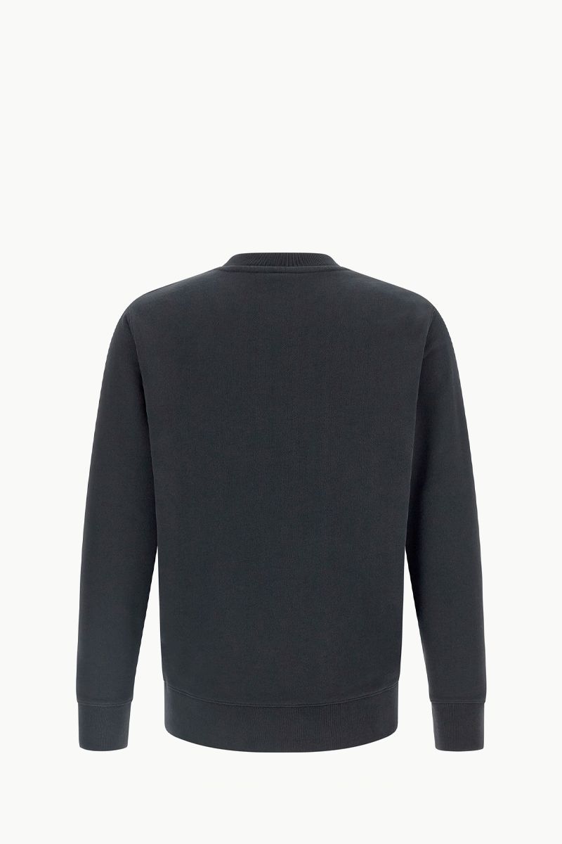 MAISON KITSUNE Men Fox Head Regular Sweatshirt in Black Cotton 1