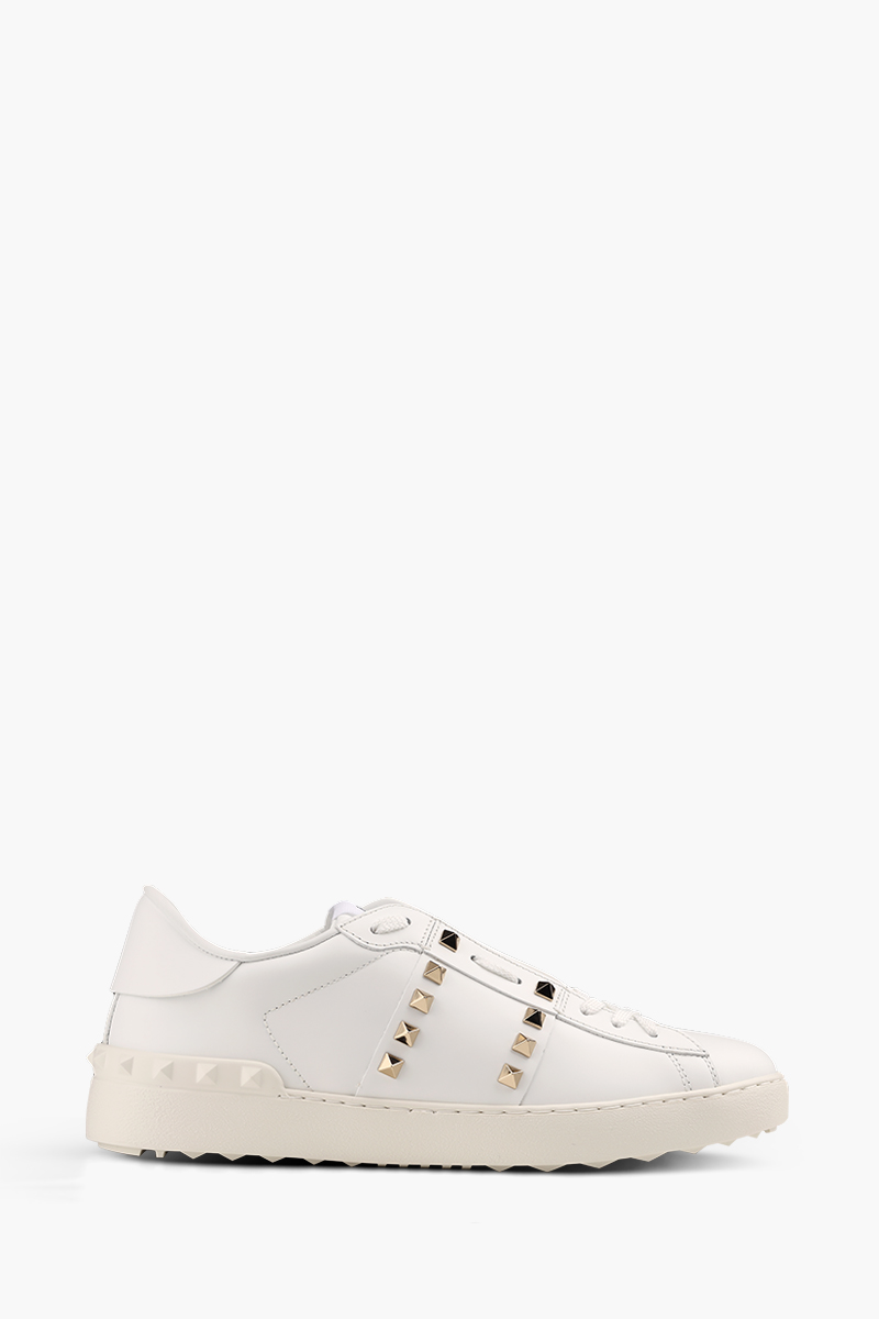 VALENTINO Men Untitled Open Sneakers in White 0