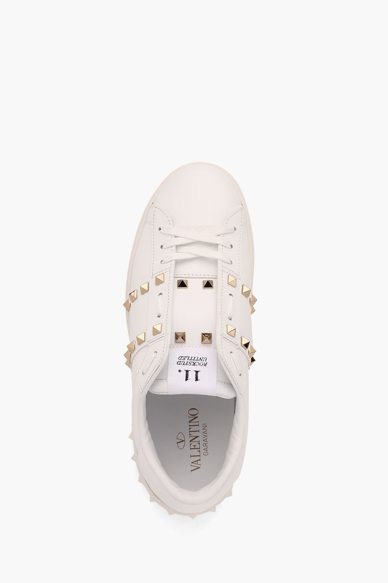VALENTINO Men Untitled Open Sneakers in White 3