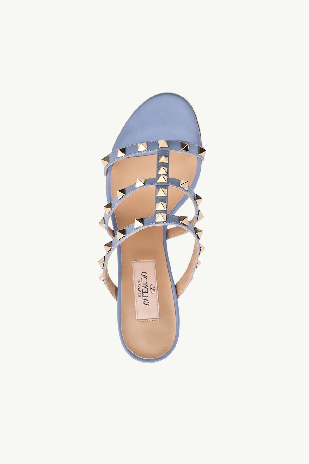 VALENTINO Rockstud 6cm Chunky Sandals in Niagara 3