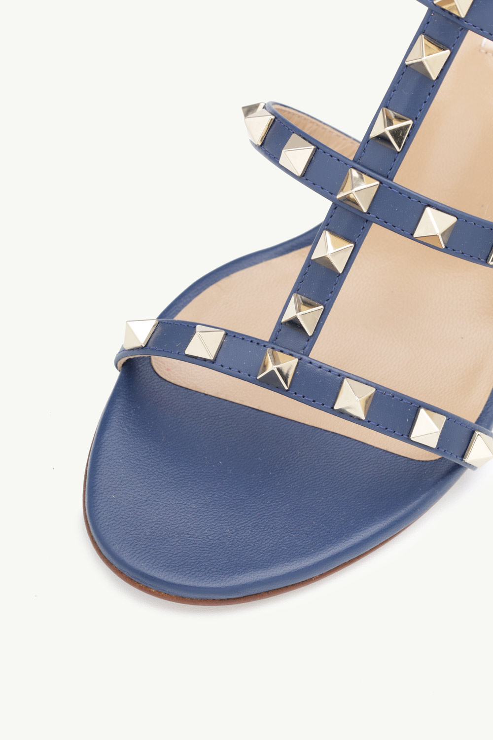 VALENTINO Rockstud 6cm Chunky Sandals in Worker 4