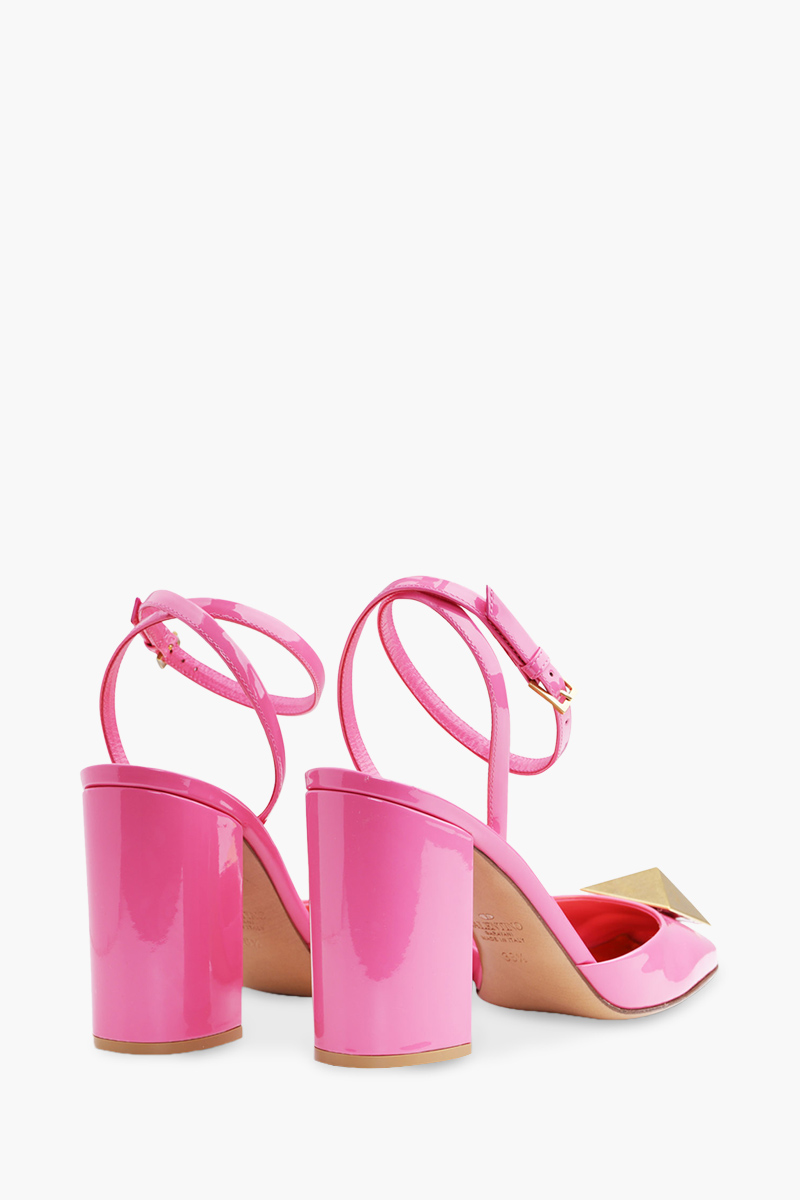 VALENTINO One Stud Pumps 90mm in Pink Patent 2