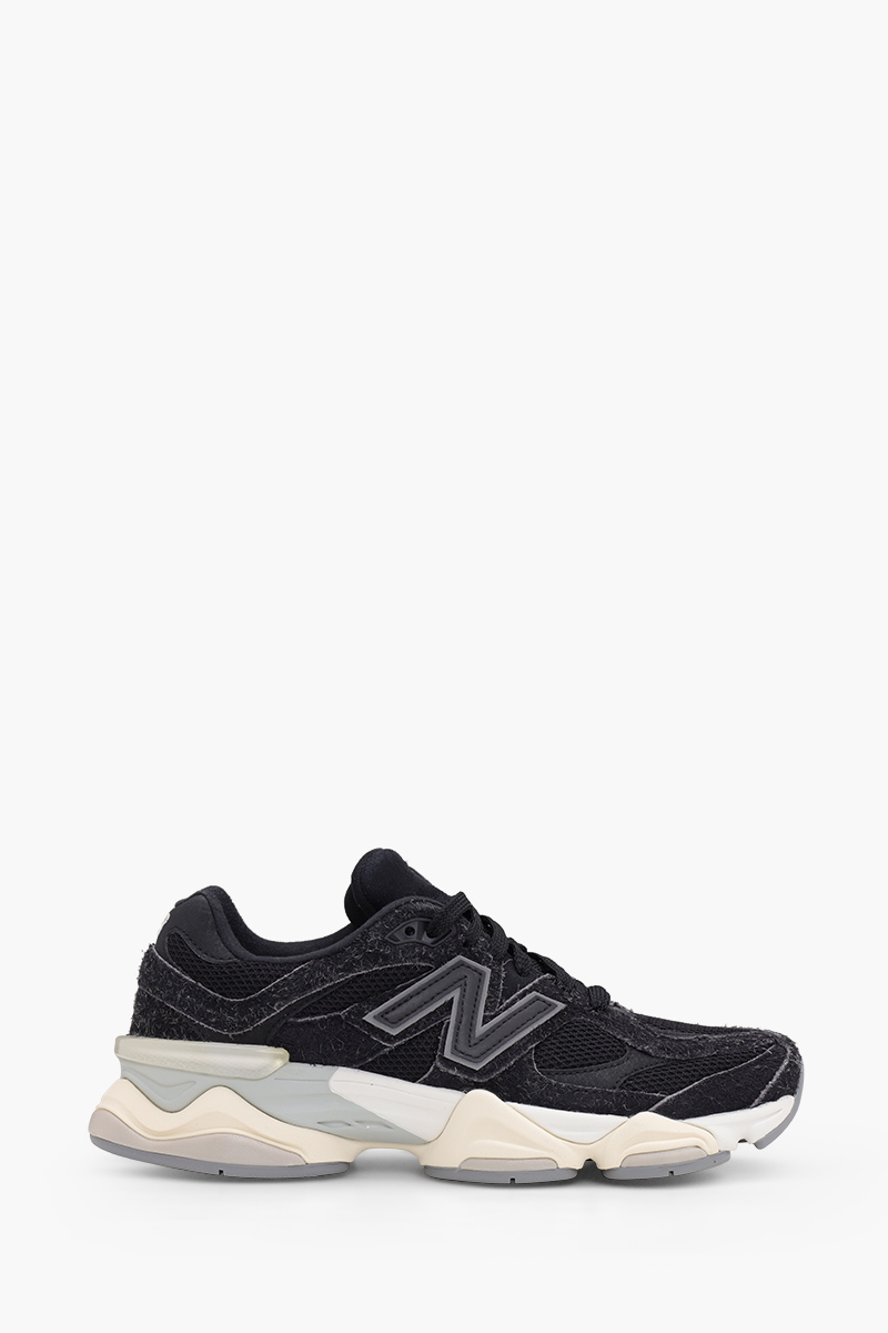 NEW BALANCE Men 9060 Sneakers in Black Hairy Suede 0