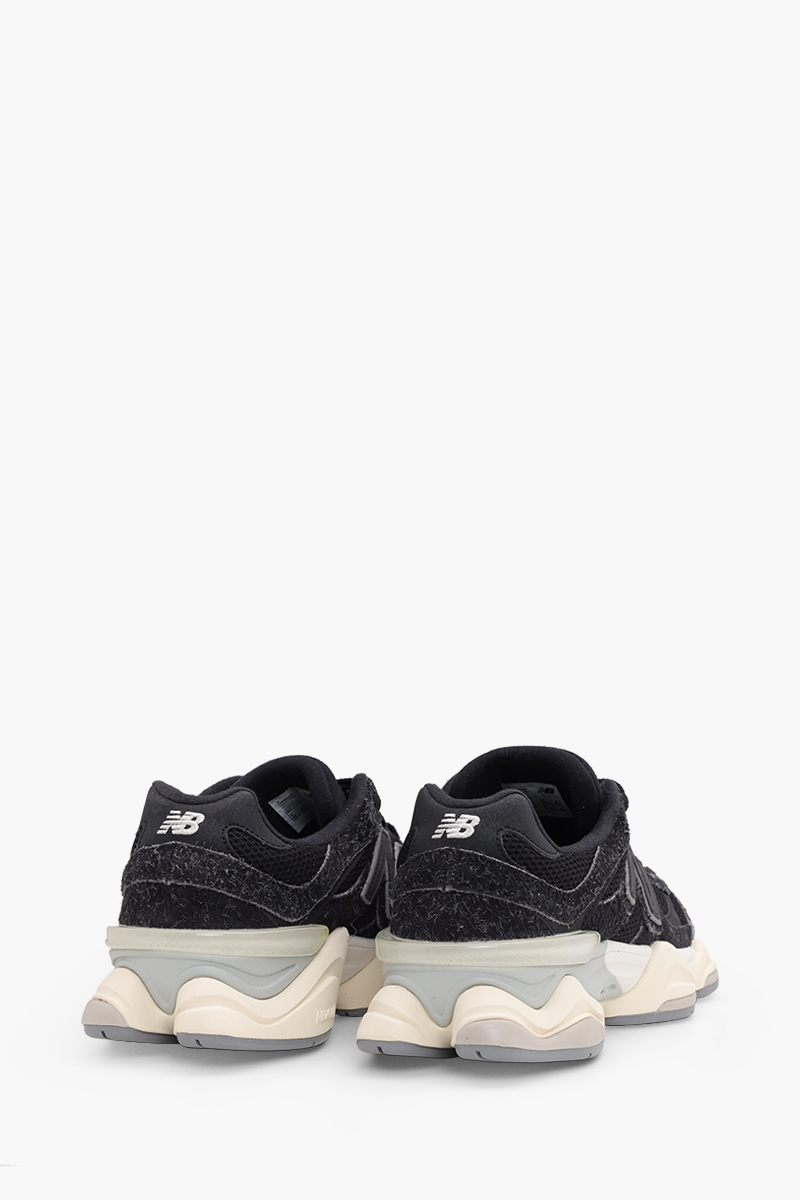 NEW BALANCE Men 9060 Sneakers in Black Hairy Suede 2