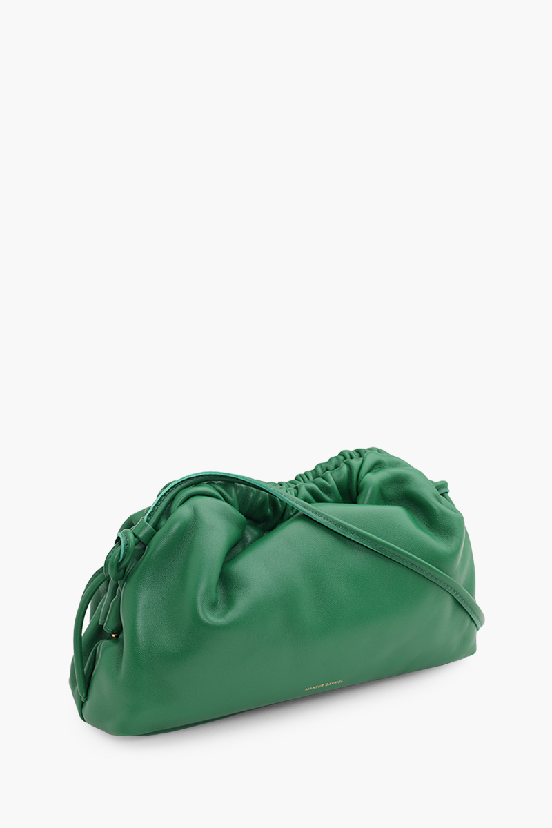 MANSUR GAVRIEL Mini Cloud Clutch in Leaf Supple Leather with Strap 2