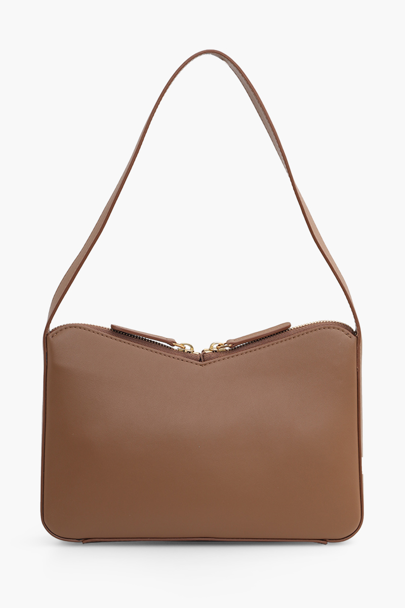 MANSUR GAVRIEL M Frame Double Zip Baguette Bag in Desert 1
