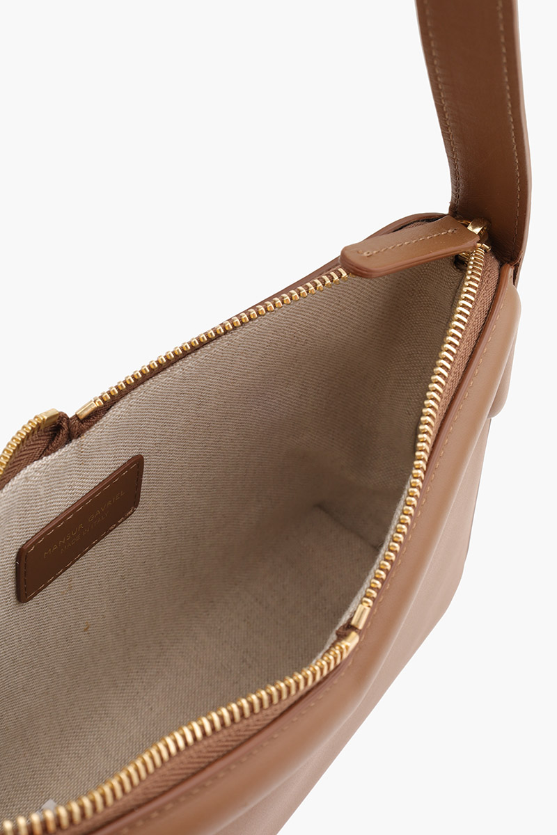 MANSUR GAVRIEL M Frame Double Zip Baguette Bag in Desert 3