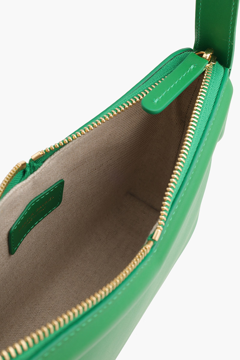 MANSUR GAVRIEL M Frame Double Zip Baguette Bag in Grass 3