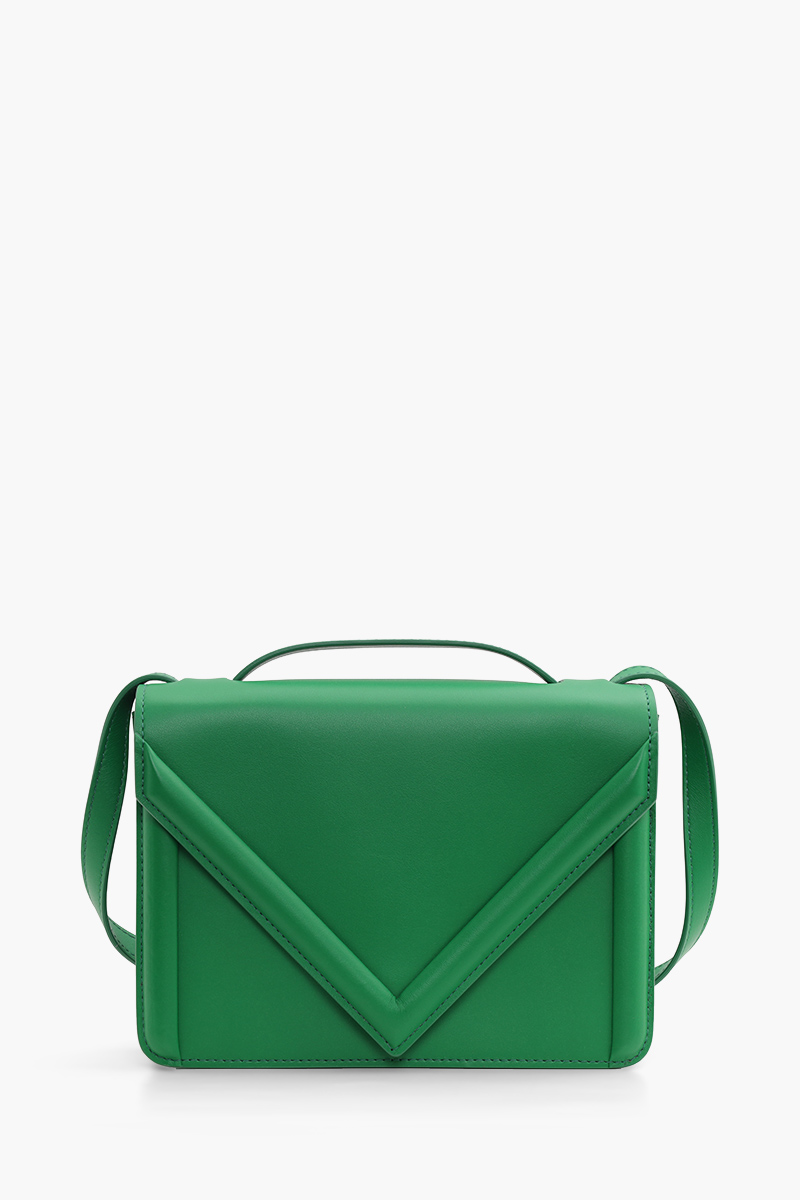 MANSUR GAVRIEL M Frame Box Bag in Grass Calf Leather 0