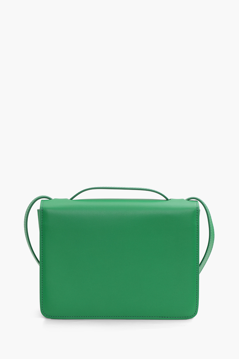 MANSUR GAVRIEL M Frame Box Bag in Grass Calf Leather 1