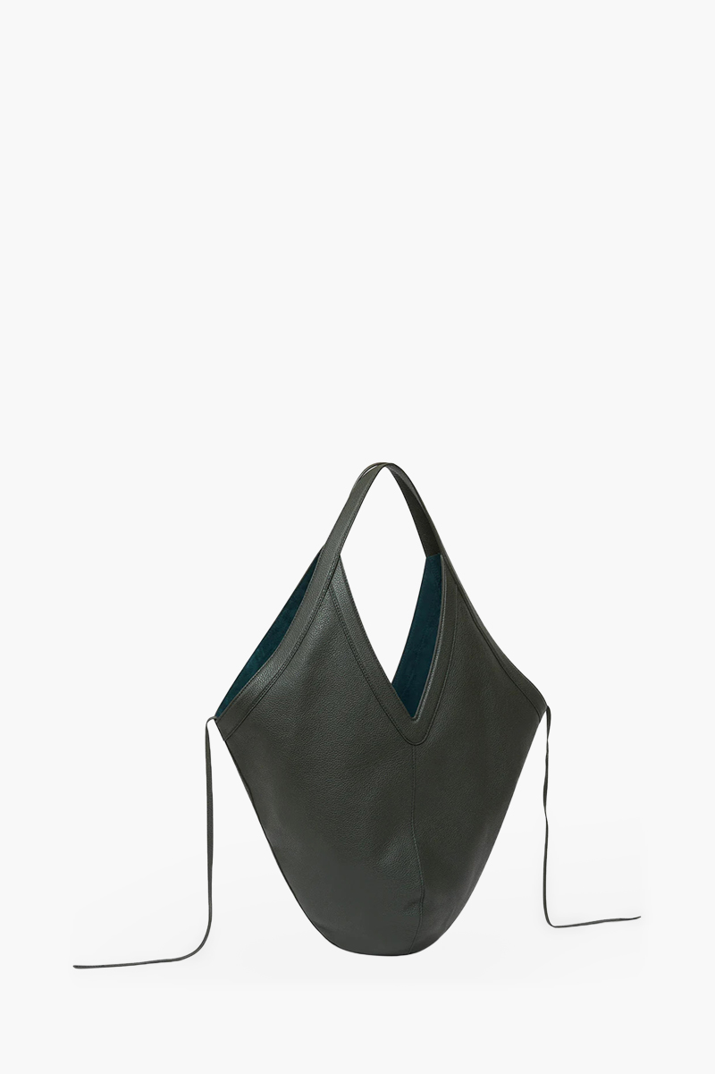 MANSUR GAVRIEL Soft M Hobo Tote Bag in Seaweed 2