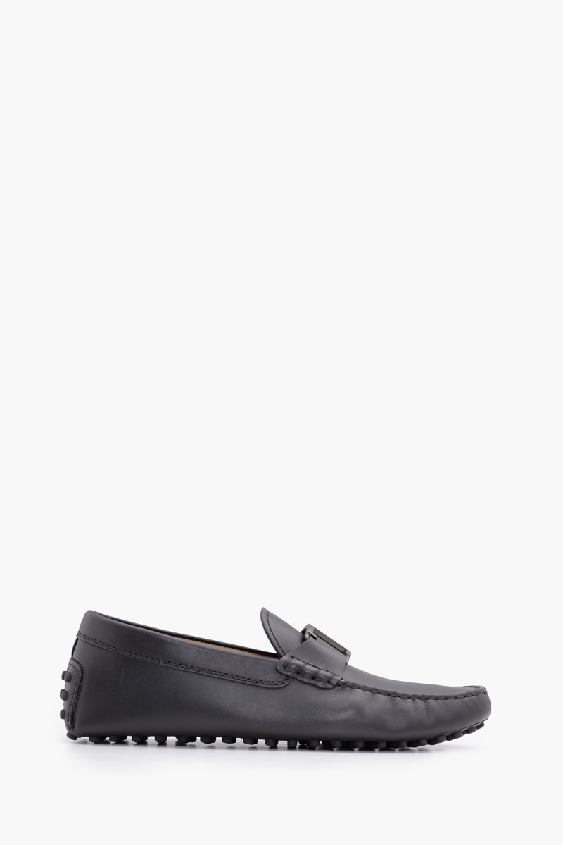 TOD'S Men T Timeless Gommino Driving Shoes in Black Leather 0