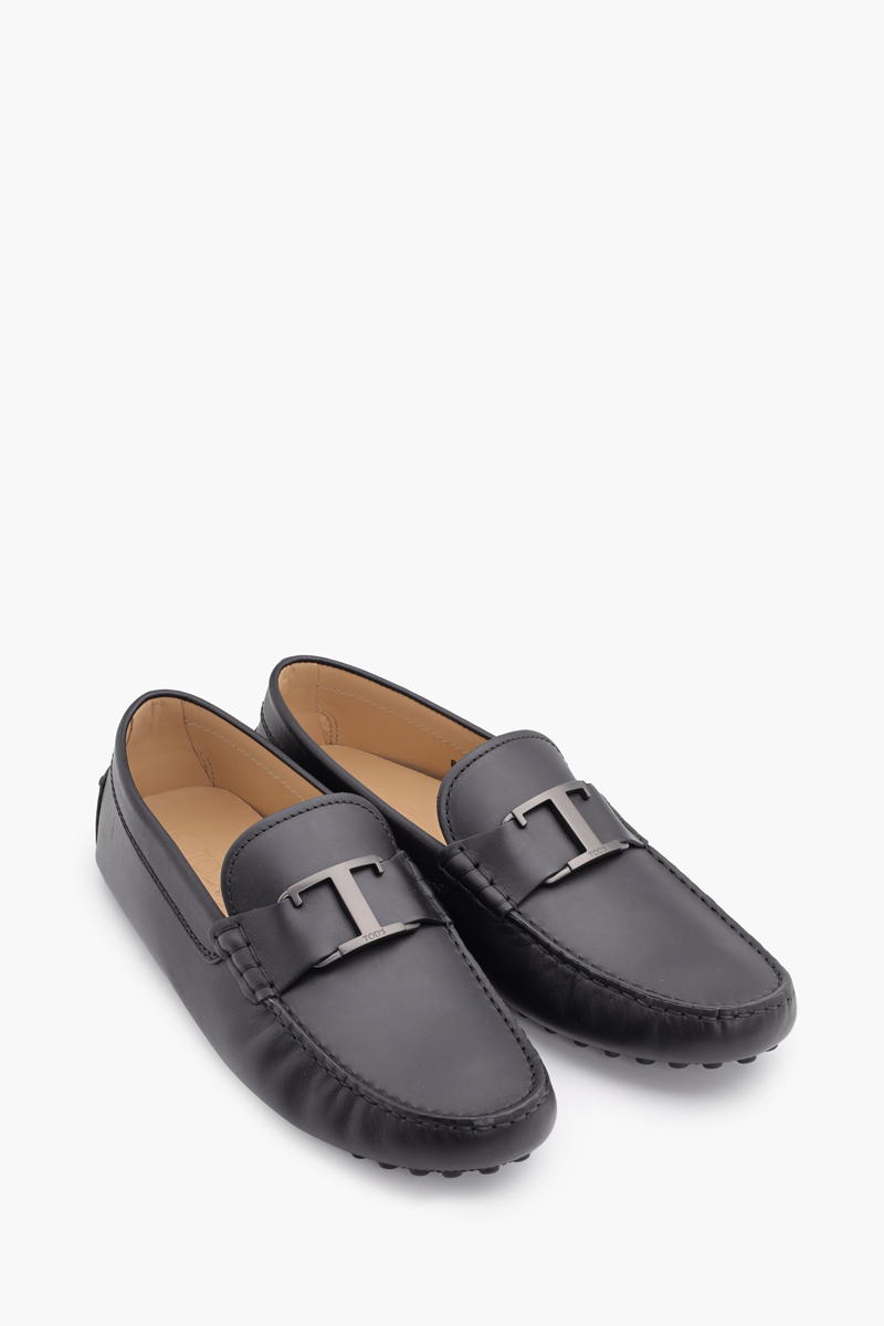 TOD'S Men T Timeless Gommino Driving Shoes in Black Leather 1