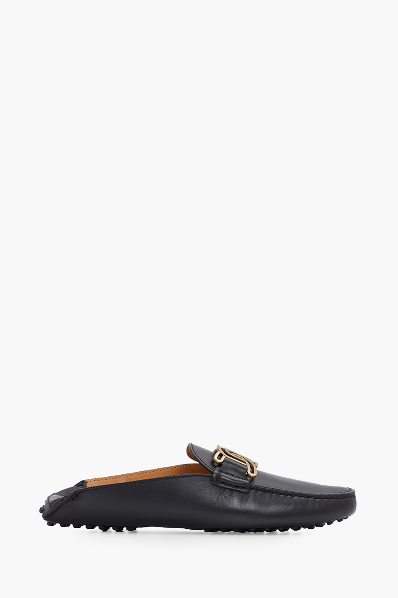 TOD'S Women Gommino Mule Shoes in Black Leather 0